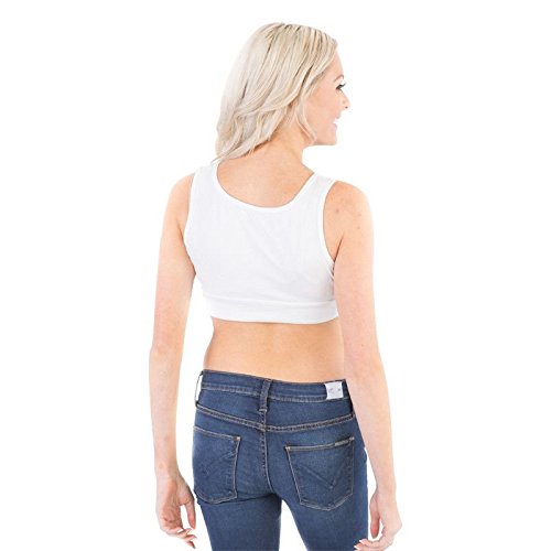 Image of Women Tank Top Cami Layering HALFTEE Tank Sleeve Tee | Demi Crop Undershirt for Women & Teens XS-6X