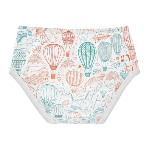 Colorful Hot Air Balloons Toddler Girls's Underwear 2T 202c12152