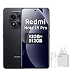 XIAOMI REDMI Note 15 Pro 4G Smartphone da 12+512GB, Batteria da 6500 mAh, Fotocamera da 200 MP, Display AMOLED FHD+ da 6,77 pollici, Nero, Included 67 W Charger