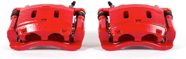 Miniatura 3 de Power Stop S3338 Pinza de rendimiento con recubrimiento en polvo rojo