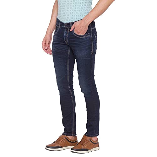 Image of Spykar Men's Rover Regular Fit Mid Rise Casual Jeans
