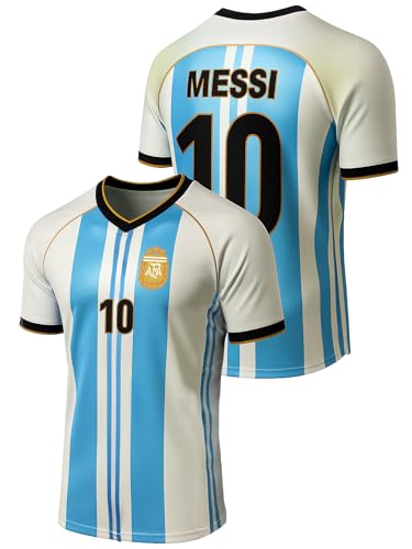 Licensed Lionel Messi #10 Argentina Soccer Shirt – Adult Sizes
