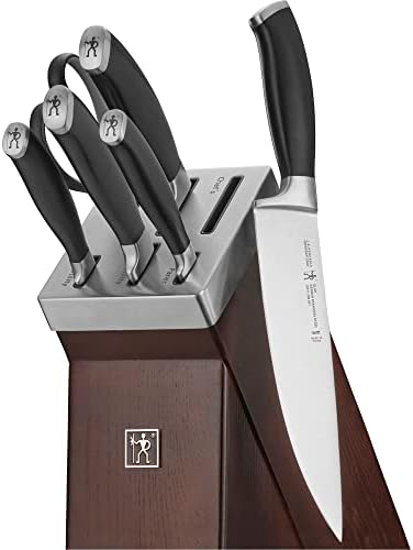 HENCKELS Elan Knife Block Set, 7-pc, Matte Black