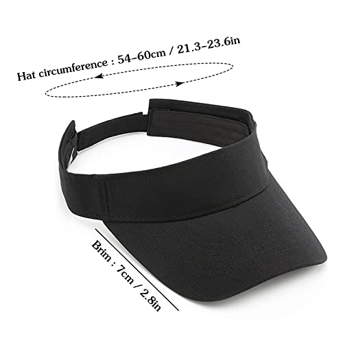 XYIYI-Casquette-Visiere-Unisexe-Chapeau-de-Soleil-Casquettes-de-Golf-Reglables-Chapeau-Dete-avec-Velcro-pour-Hommes-et-Femmes