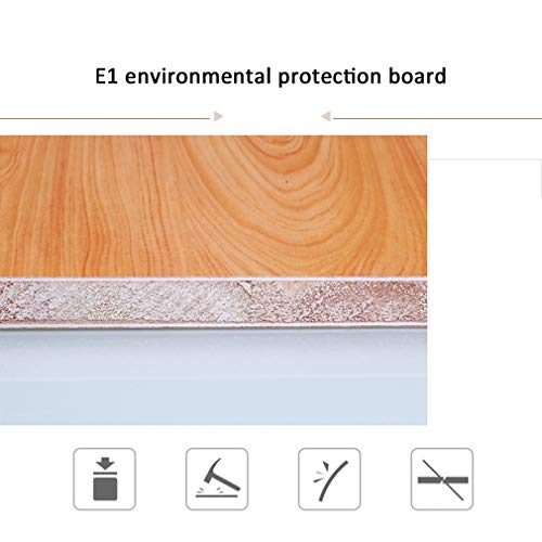 Table pliante murale à abattant avec plateau laqué et mécanisme robuste - 4