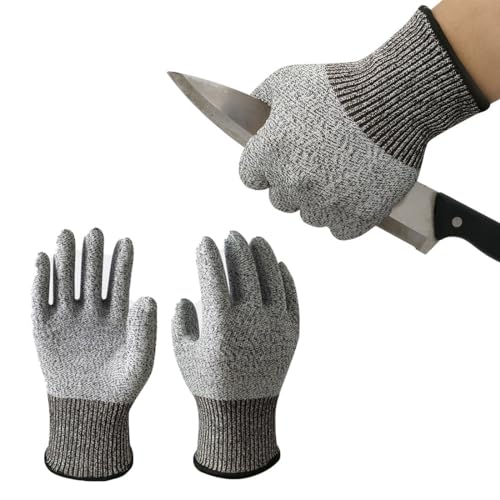 HZAOPZE 1 par Guantes Anticorte, guantes protección laboral, Nive...