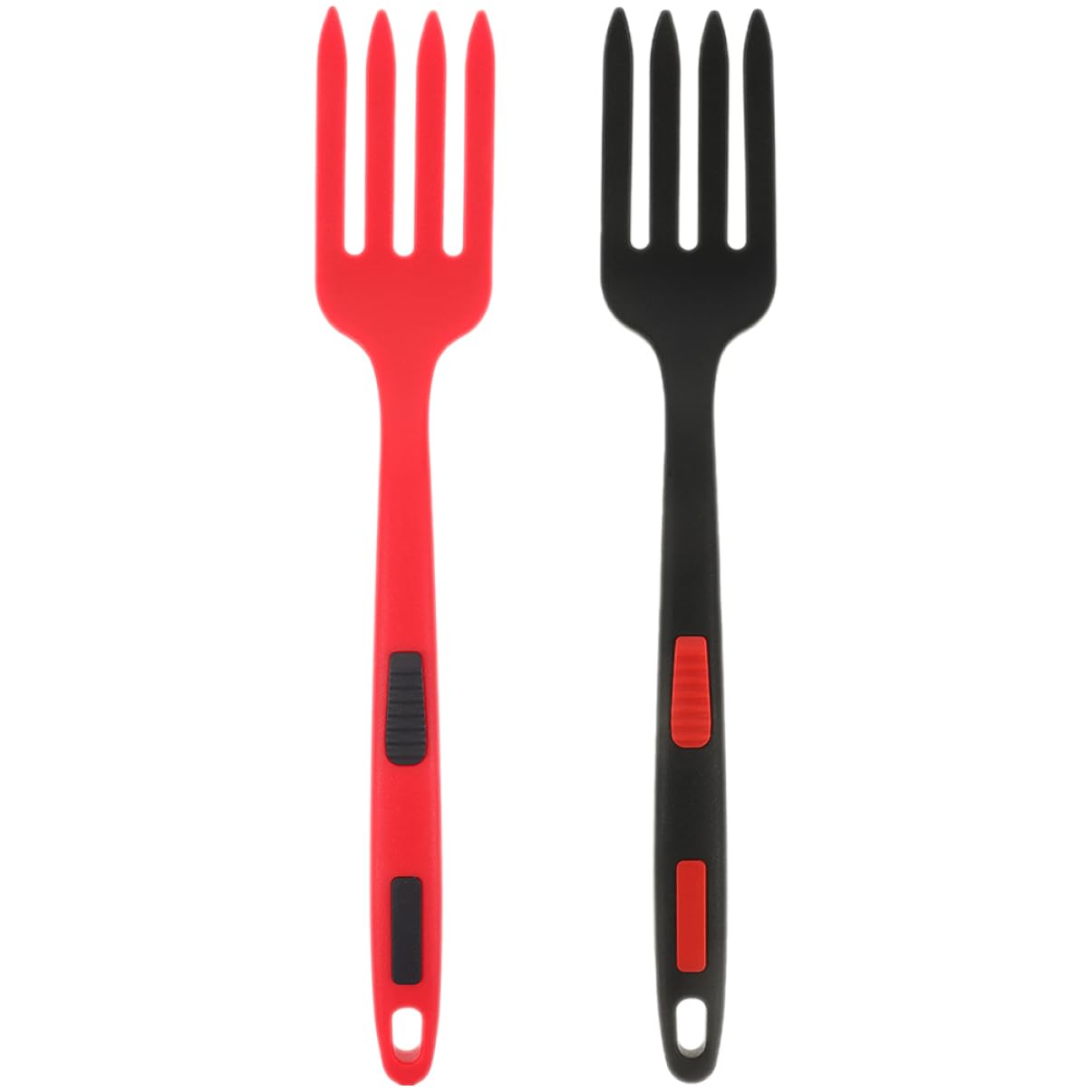 UTHCLO Dinner Fork Portable Food Fork Reusable Kitchen Supply Ergonomic Salad Fork