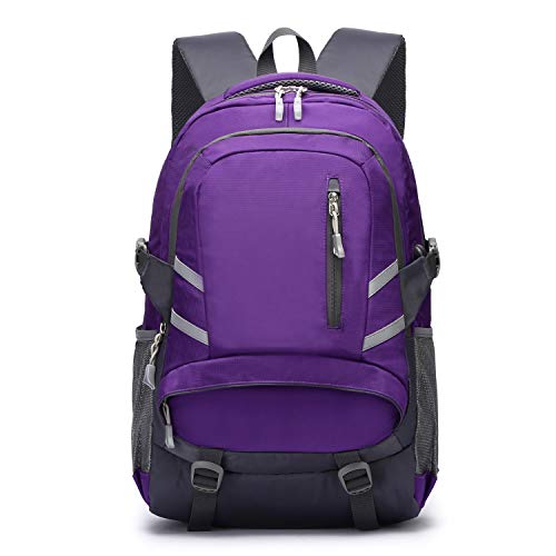 Mochilas Escolares Juveniles, Mochila PortáTil para NiñOs NiñAs se Adapta a 15.6 Pulgadas PortáTil Unisex Ligera 30L Mochila Universitaria con Puerto USB para Mujeres Hombres