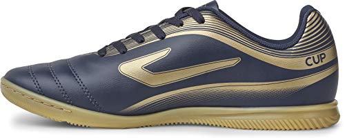 Chuteira Cup III Futsal, Topper, Masculino, Marinho/Dorado, 41