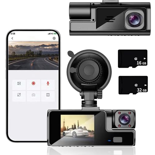 1080P Full HD Car Dash Camera with Night Vision - 2.0 Inch LCD Screen