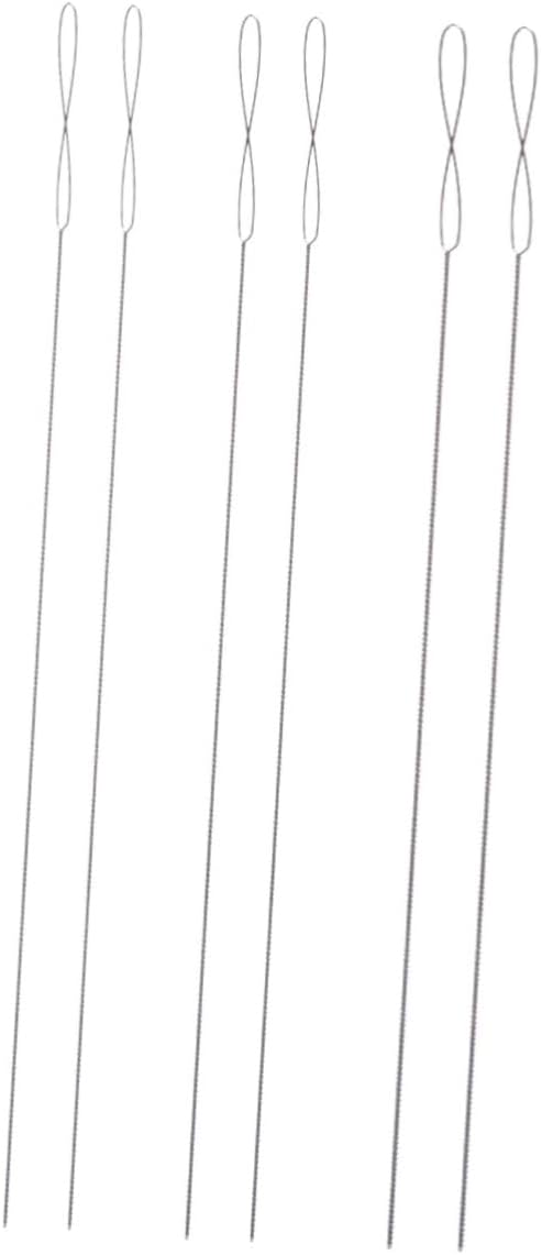 Beatifufu 3sets Beading Needles Multi-Purpose Sewing Embroidery Needles Perfect for DIY Yarn Knitting 6pcs*3