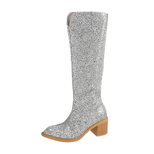 Bottes larges mollets style cowboy pour briller lors de vos soirées et fêtes
