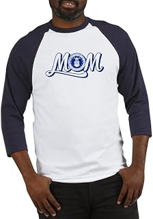 CafePress US Air Force Mom Baseball Tee Baseball Shirt