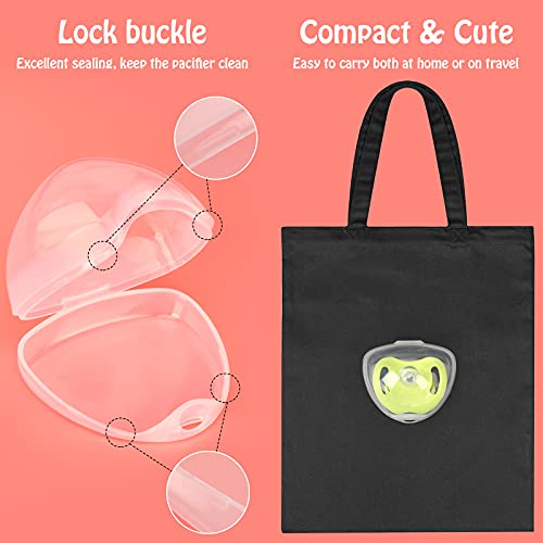 Accmor Pacifier Case, Pacifier Holder Case, Pacifier Container For Travel, Bpa Free, Transparent, 3 Pack #TOP4