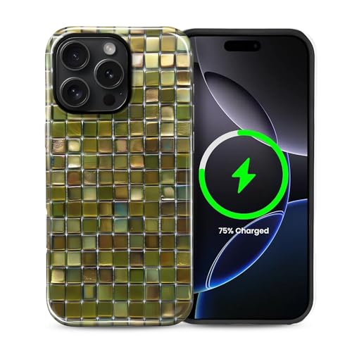 Coque iPhone 16 Pro Max silicone rigide vert olive premium