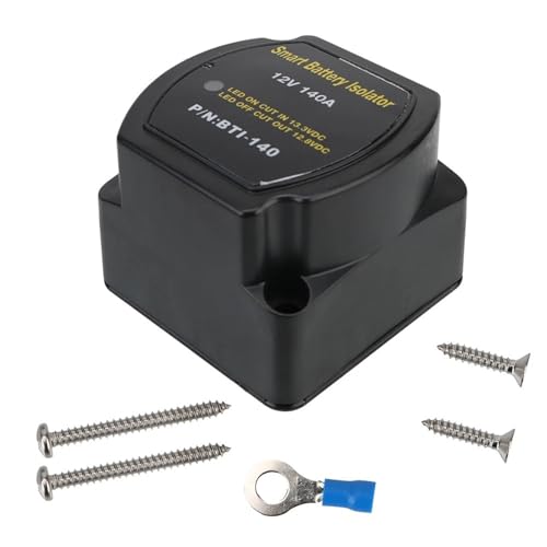 140A 12V Smart Battery Isolator Voltage Sensitive Splitter Power Switch Charge Relay VSR ​for Boat Camper Car Accessories