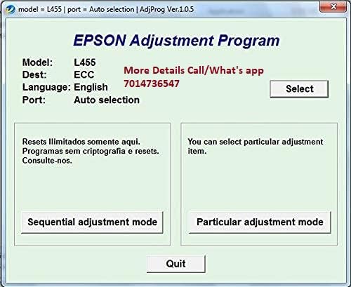 Adjustment Program Resetter Multi Pc L455 (Email Delivery - No CD) (B0CVNJPZZ9) Amazon Price History, Amazon Price Tracker