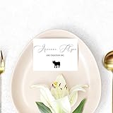ARK Creation 50 Wedding Meal Stickers for Place Cards - Place Card Menu Choices - Wedding Meal...