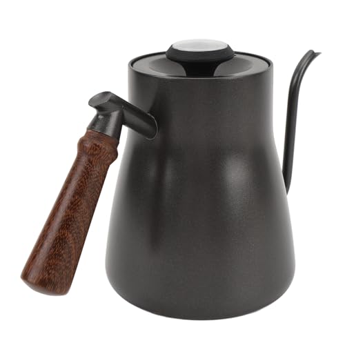 Tetera eléctrica Focket acero y madera con termómetro 850ml miniatura 4