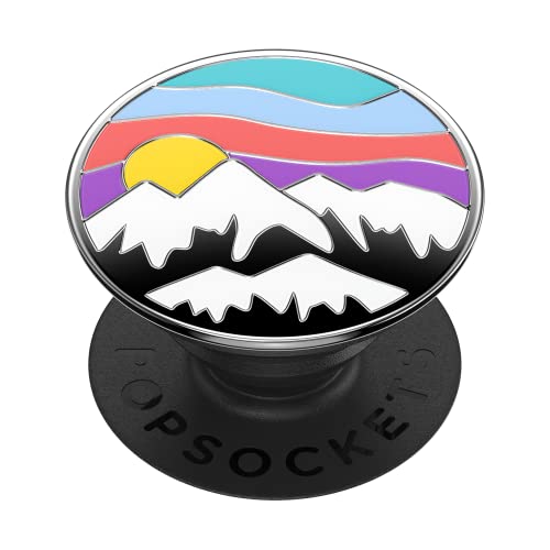 Image of ​​​​PopSockets Phone Grip with Expanding Kickstand, Adhesive Grip, Enamel - Altitude Adjustment