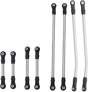 LCG Girder Frame Stainless Steel Linkage Link Rod Rod End for 1/10 RC Crawler Axial SCX10 II III TRX4 Capra 1.9 LCG Rails Chassis Kit (for SCX10 II)