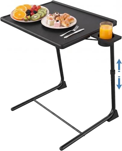 HUANUO Adjustable TV Tray Table - TV Dinner Tray on Bed...