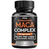Maca Kapseln (Extrakt 20:1) – Veganer Männer-Vitalkomplex mit Shilajit, L-Arginin, Tribulus...