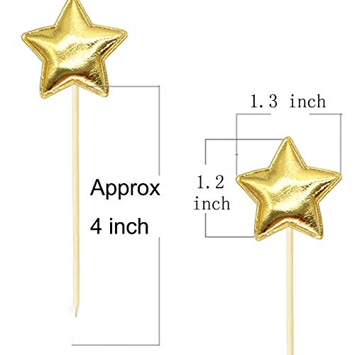 Handgemaakte gelukkige verjaardagstaarttoppers, 5 0 stks Gekleurde harten + 5 0 stks Gekleurde sterren + 5 0 stks Gekleurde kronen, herbruikbare gepersonaliseerde verjaardagstaartdessert decoratie -ac - Image 4