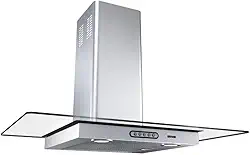 COIFA DE PAREDE Fogatti VIDRO RETO DUTO SLIM 80CM 127V INOX