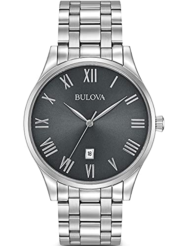 Preisvergleich Produktbild Bulova Herren Analog Quarz Uhr mit Edelstahl Armband 96B261
