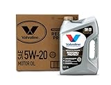 Valvoline Restore & Protect Full Synthetic 5W-20 Motor Oil 5 QT, Case of 3