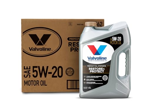 Valvoline Restore & Protect Full Synthetic 5W-20 Motor Oil 5 QT, Case of 3