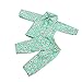 pulabo Joli. Pyjama de qualité supérieure PJS Vêtements Green Cheery pour 18 '' American Girl notre poupée de génération
