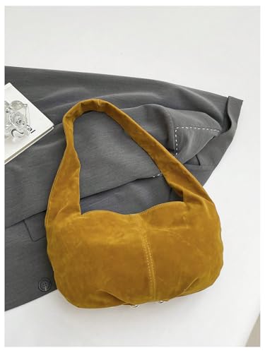 Verdusa Women's Retro Vintage Rivet Shoulder Bags Magnet Top Handle Underarm Purses2