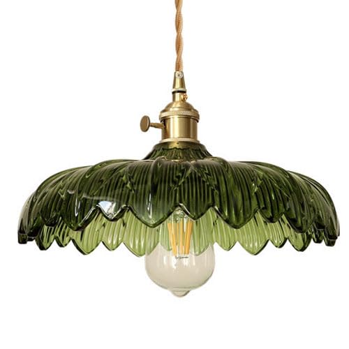 Suspension E27 en verre au style industriel moderne pour la déco du salon