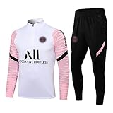 ⚽Wir hören auf Kundenfeedback und optimieren jedes Detail, um Qualität, Passform und Komfort zu gewährleisten.Fußball trikot kinder sind aus 100% hochwertigem Polyester feuchtigkeitstransportierend stricken, die Sie kühl und trocken auf dem Platz hält. Outdoor Fußball trainingsanzug kinder jungen für hervorragende Belüftung und Atmungsaktivität entwickelt, leitet die Wärme leicht ab.Sowohl Erwachsene als auch Kinder Größen sind verfügbar, bitte überprüfen Sie die Größentabelle auf dem Bild.