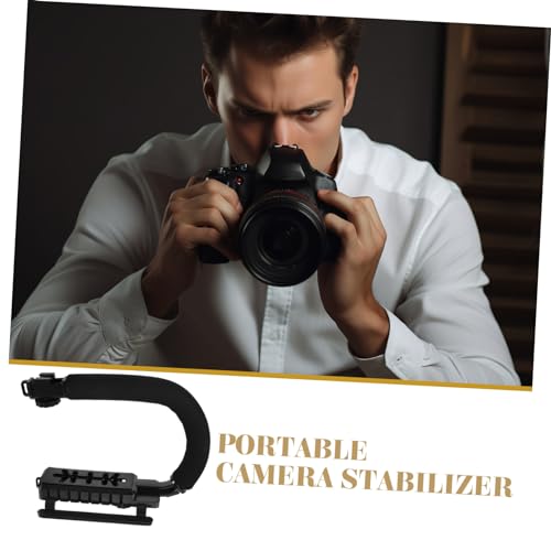 Image of TEHAUX Professional Camera Stabilizer with Grip Handle Durable Gimbal for DSLR Camcorder Video Recording Shaped Design for Enhanced Stability Portable Filming Equipment