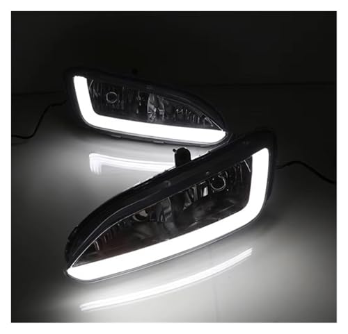 Luz diurna para Hyundai Santa Fe IX45 2013-2015 acabado premium estilo LED