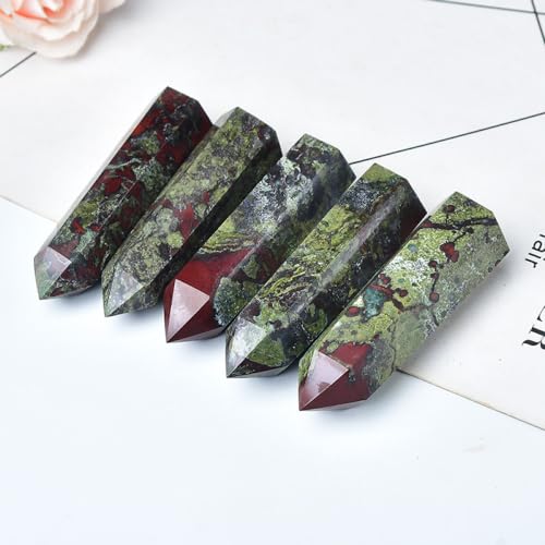 Piedra de Sangre de Dragón en Prisma Natural de 70mm Ideal como Regalo DIY Místico 6