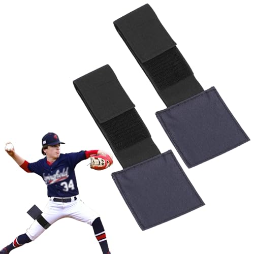 NQEUEPN 2pcs Softball Pitching Trainers, 11.81 Inch Circumference Softball Training Band Belt Elastic Softball Pitching Pitcher Tools Used to Develop Correct Pitching Mechanics for Youth & Adults