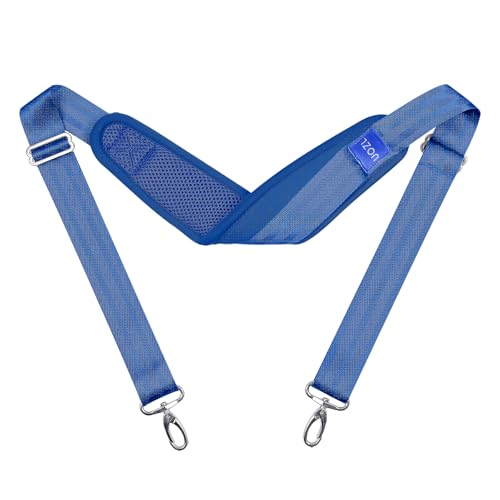 Image of 67 Inch Shoulder Straps, Soft with Ultra-Thick Fixed Shoulder Pad, Two Way Independently Adjustable Buckle Replacement Straps for Laptop Bag Messenger Bag Tool Bag Luggage,Blue