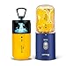 GMtes Licuadora portátil USB Exprimidor de vacío Licuadora Personal, Mini Máquina mezcladora de Jugo de Fruta eléctrica Diseño de Tapa de vacío Mantener Fresco,Blue
