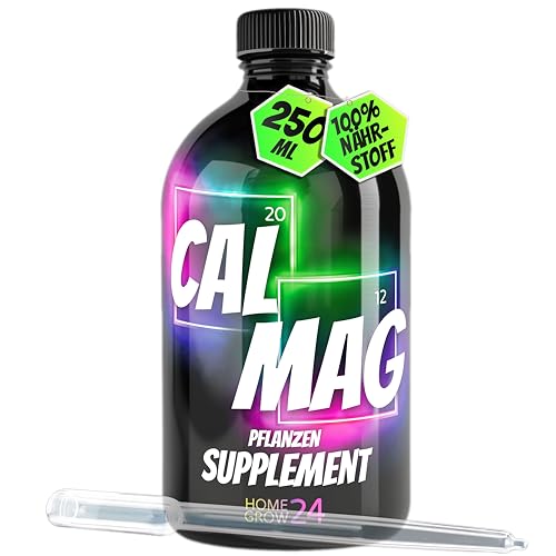 HOMEGROW24 CalMag Fertilizzante al magnesio e Calcio 250 ml per pomodori, Canapa e Molte Altre Piante - Integratore nutritivo Cal Mag per Una Fase di Crescita e fioritura ottimale