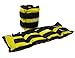 Ducomi Juri Poids de Cheville et du Poignet Ajustable, Salle de Sport, Maison, Gymnastique - Poids Jambes et Bras pour l'Entraînement - Bracelets Améliore Le Tonus Musculaire (Yellow, 2 x 0,750 kg)