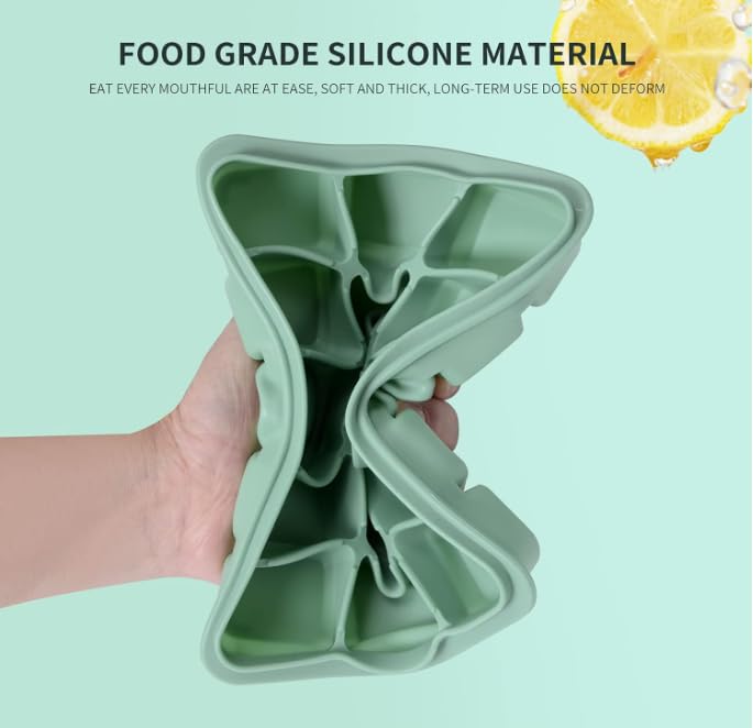 Set de 2 moldes flexibles para hielo con tapa miniatura 4