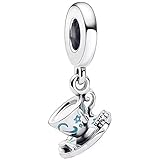 ZURWTCH Magical Cup of Tea Dangle Charm Fit Women Bracelet Necklaces Fashion Gifts 925 Sterling Silver DIY Jewelry