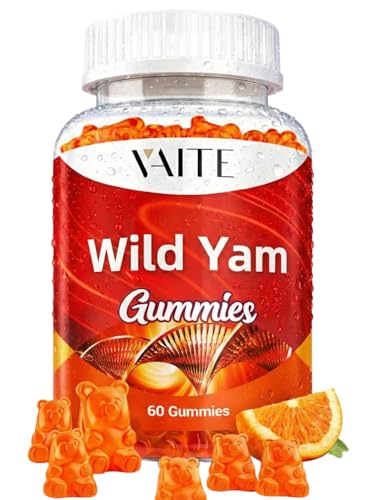 Image of Wild Yam Root Gummies 1000mg - Dioscorea Villosa Herbal Supplement for Women - Menopause & Hormonal Balance Support - Supports Womens Wellness - Non-GMO, Gluten-Free, Vegan - 60 Chewables
