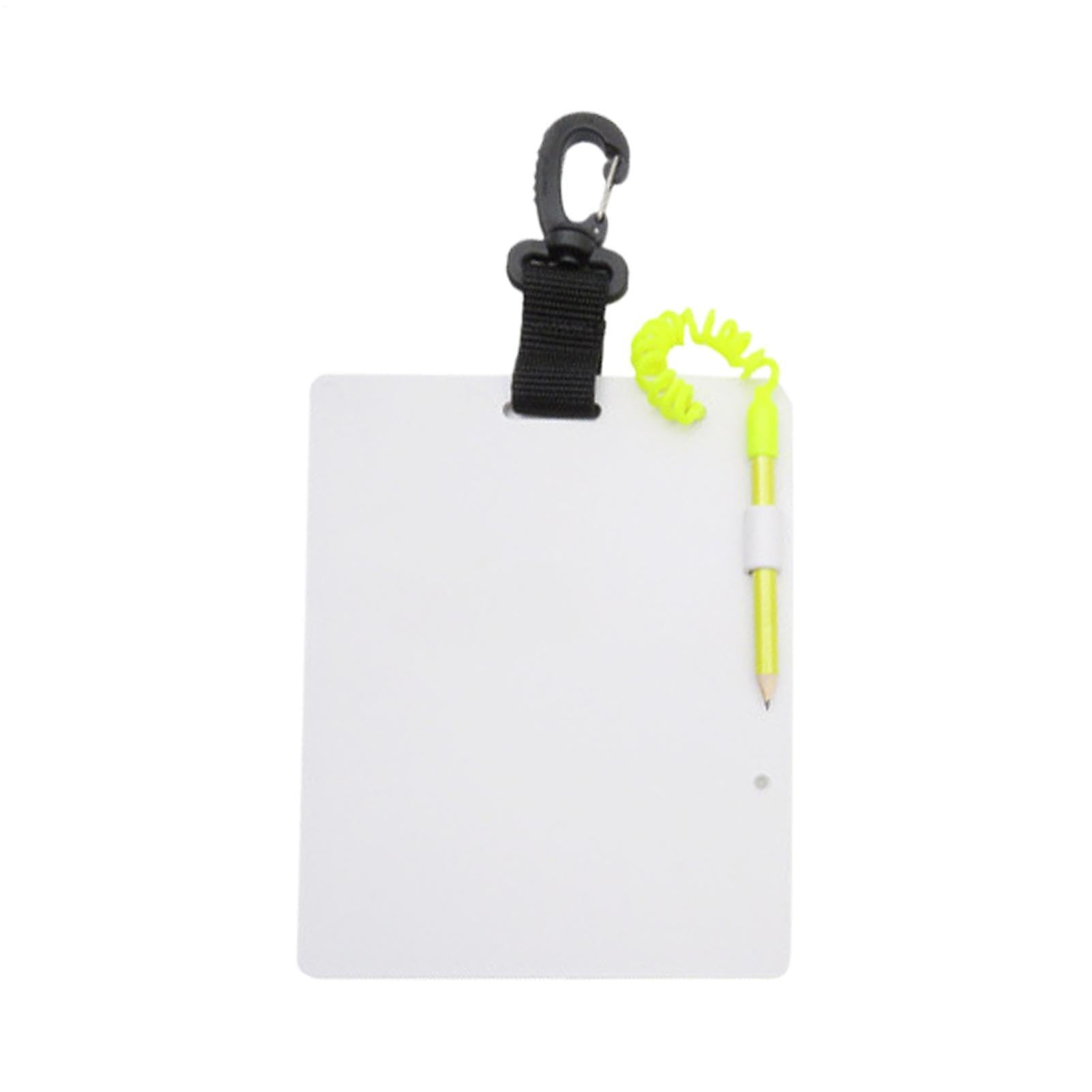 Tabla de escritura de buceo portátil e impermeable con luz de comunicación 8