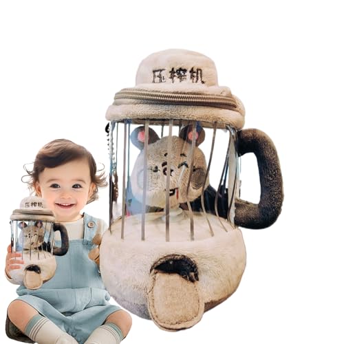 Peufcmi Juguete de Peluche de Ratones, Ratones Rellenos | Juguete exprimidor de Felpa,Decoración de la guardería, Altavoces de Canasta de Pascua, Accesorios de Juego de Roles de Cocina con Cuerda de