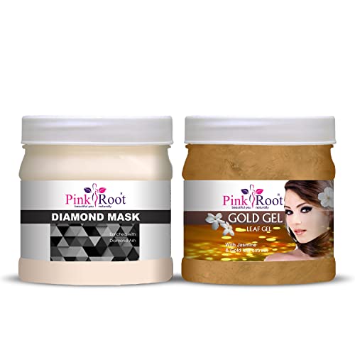 Image of Pink Root Gold Gel 500gm with Diamond Mask 500gm